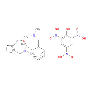 2,4,6-TRIS(HYDROXY(OXIDO)AMINO)PHENOL COMPOUND WITH (3-(((3-((DIMETHYLAMINO)METHYL)BICYCLO[2.2.1]HEPT-5-EN-2-YL)METHOXY)METHYL)BICYCLO[2.2.1]HEPT-5-EN-2-YL)-N,N-DIMETHYLMETHANAMINE (1:1)