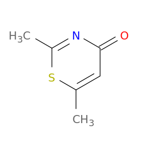 4H-1,3-Thiazin-4-one, 2,6-dimethyl-