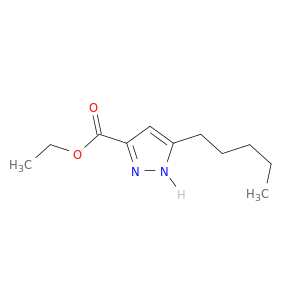 1H-Pyrazole-3-carboxylic acid, 5-pentyl-, ethyl ester