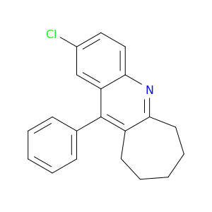 6H-Cyclohepta[b]quinoline, 2-chloro-7,8,9,10-tetrahydro-11-phenyl-