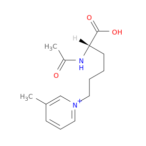 Pyridinium, 1-[(5S)-5-(acetylamino)-5-carboxypentyl]-3-methyl-