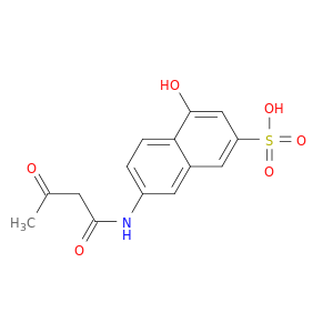 2-Naphthalenesulfonic acid, 7-[(1,3-dioxobutyl)amino]-4-hydroxy-