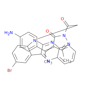 3H-Pyrazol-3-one,4-[1-(4-aminophenyl)ethylidene]-2-[2-(9-bromo-6H-indolo[2,3-b]quinoxalin-6-yl)acetyl]-2,4-dihydro-5-methyl-