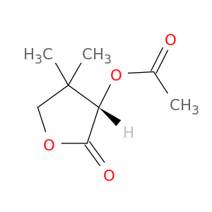 2(3H)-Furanone, 3-(acetyloxy)dihydro-4,4-dimethyl-, (S)-