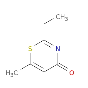 4H-1,3-Thiazin-4-one, 2-ethyl-6-methyl-