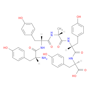 D-Tyrosine, D-tyrosyl-D-tyrosyl-D-alanyl-D-tyrosyl-