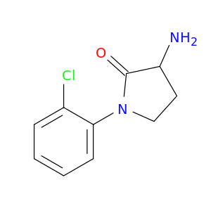 3-amino-1-(2-chlorophenyl)pyrrolidin-2-one