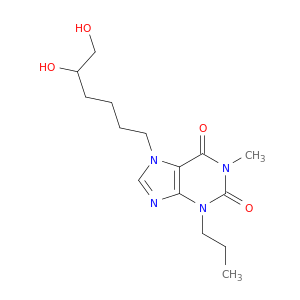 1H-Purine-2,6-dione,7-(5,6-dihydroxyhexyl)-3,7-dihydro-1-methyl-3-propyl-