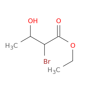 Butanoic acid, 2-bromo-3-hydroxy-, ethyl ester