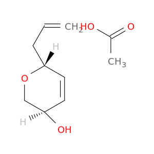 2H-Pyran-3-ol, 3,6-dihydro-6-(2-propenyl)-, acetate, (3R,6R)-