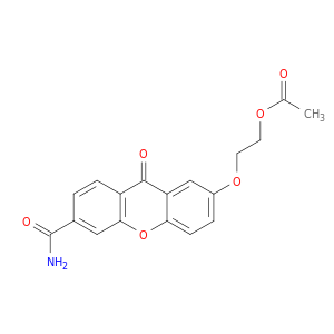 9H-Xanthene-3-carboxamide, 7-[2-(acetyloxy)ethoxy]-9-oxo-