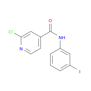 4-Pyridinecarboxamide, 2-chloro-N-(3-iodophenyl)-