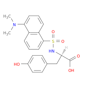 D-Tyrosine, N-[[5-(dimethylamino)-1-naphthalenyl]sulfonyl]-