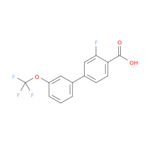 2-Fluoro-4-(3-trifluoromethoxyphenyl)benzoic acid