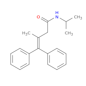 3-Butenamide, 3-methyl-N-(1-methylethyl)-4,4-diphenyl-