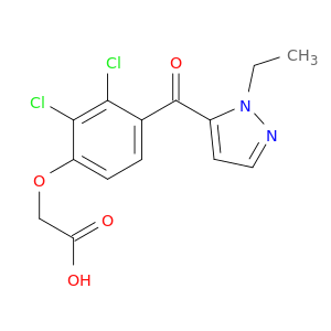 Acetic acid, [2,3-dichloro-4-[(1-ethyl-1H-pyrazol-5-yl)carbonyl]phenoxy]-
