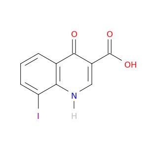 3-Quinolinecarboxylic acid, 1,4-dihydro-8-iodo-4-oxo-