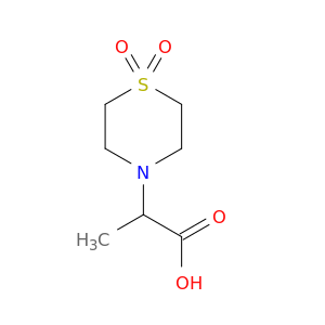 2-(1,1-DIOXIDOTHIOMORPHOLIN-4-YL)PROPANOIC ACID