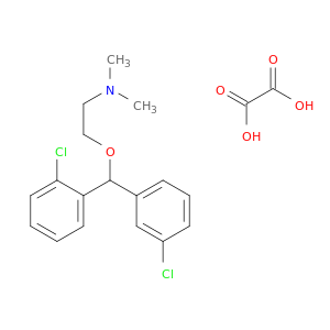 N,N-DIMETHYL-2-(2,3'-DICHLOROBENZHYDRYLOXY)ETHYLAMINE OXALATE