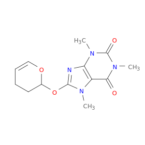 8-((3,4-DIHYDRO-2H-PYRAN-2-YL)OXY)CAFFEINE