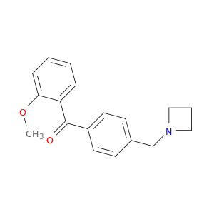 4'-AZETIDIN-1-YLMETHYL-2-METHOXYBENZOPHENONE