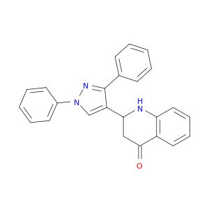 4(1H)-Quinolinone, 2-(1,3-diphenyl-1H-pyrazol-4-yl)-2,3-dihydro-