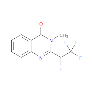 4(3H)-Quinazolinone, 3-methyl-2-(1,2,2,2-tetrafluoroethyl)-