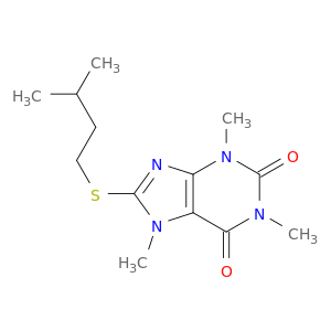 8-(ISOPENTYLTHIO)CAFFEINE