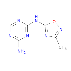 1,3,5-Triazine-2,4-diamine, N-(3-methyl-1,2,4-oxadiazol-5-yl)-