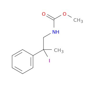 Carbamic acid, (2-iodo-2-phenylpropyl)-, methyl ester