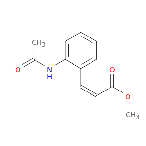 2-Propenoic acid, 3-[2-(acetylamino)phenyl]-, methyl ester, (Z)-