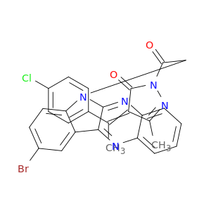 3H-Pyrazol-3-one,2-[2-(9-bromo-6H-indolo[2,3-b]quinoxalin-6-yl)acetyl]-4-[1-(4-chlorophenyl)ethylidene]-2,4-dihydro-5-methyl-