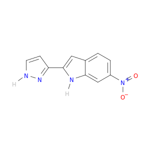 1H-Indole, 6-nitro-2-(1H-pyrazol-3-yl)-