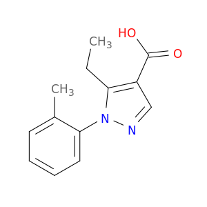 5-Ethyl-1-(2-methylphenyl)-1H-pyrazole-4-carboxylic acid