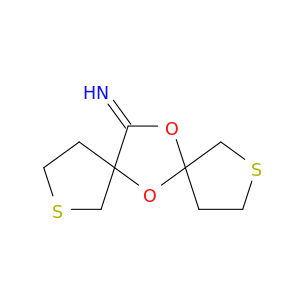 6,12-Dioxa-2,9-dithiadispiro[4.1.4.2]tridecan-13-imine
