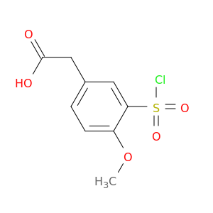 [3-(Chlorosulfonyl)-4-methoxyphenyl]acetic Acid