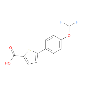 5-[4-(Difluoromethoxy)phenyl]thiophene-2-carboxylic Acid