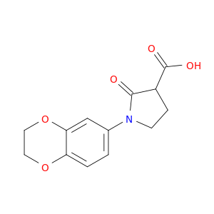 1-(2,3-Dihydro-1,4-benzodioxin-6-yl)-2-oxopyrrolidine-3-carboxylic Acid
