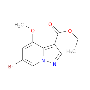 6-溴-4-甲氧基吡唑并[1,5-A]吡啶-3-羧酸乙酯
