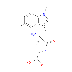 Glycine, 5-fluoro-L-tryptophyl-