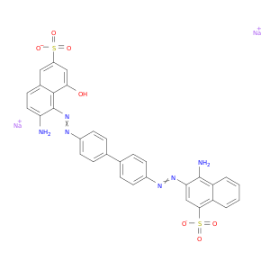 4-氨基-3-[[4′-[(2-氨基-8-羟基-6-磺基-1-萘基)偶氮基][1,1′-联苯]-4-基]偶氮基]-1-萘磺酸二钠盐