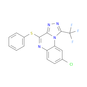 8-氯-4-(苯硫基)-1-(三氟甲基)-[1,2,4]三唑并[4,3-a]喹喔啉