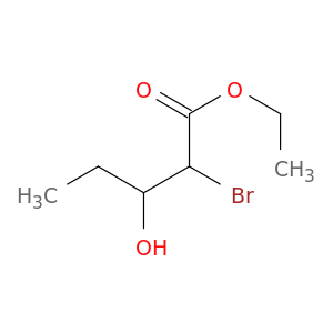 Pentanoic acid, 2-bromo-3-hydroxy-, ethyl ester