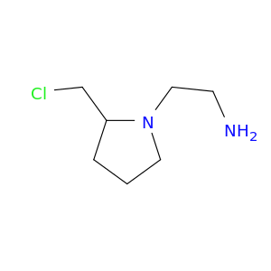 1-Pyrrolidineethanamine, 2-(chloromethyl)-