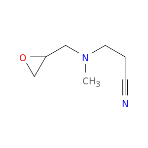 3-{methyl[(oxiran-2-yl)methyl]amino}propanenitrile