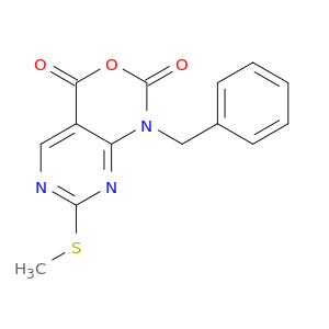 1-Benzyl-7-(methylthio)-1H-pyrimido[4,5-d][1,3]oxazine-2,4-dione