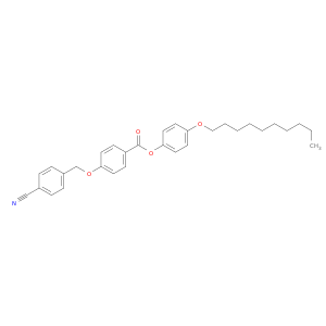 Benzoic acid, 4-[(4-cyanophenyl)methoxy]-, 4-(decyloxy)phenyl ester