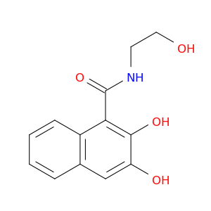 1-Naphthalenecarboxamide, 2,3-dihydroxy-N-(2-hydroxyethyl)-