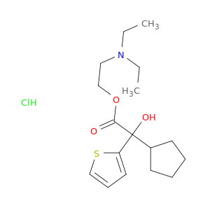 2-噻吩酸,α-环戊基-α-羟基-,2-(二乙基氨基)乙酯,盐酸盐(1：1)
