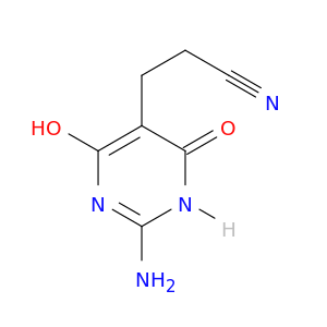 3-(2-amino-4-hydroxy-6-oxo-1,6-dihydropyrimidin-5-yl)propanenitrile